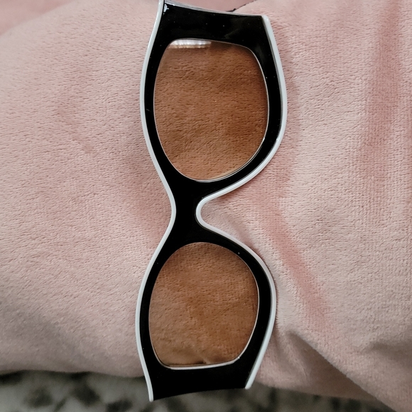 Fashion Sunglasses Black/White - Picture 3 of 3